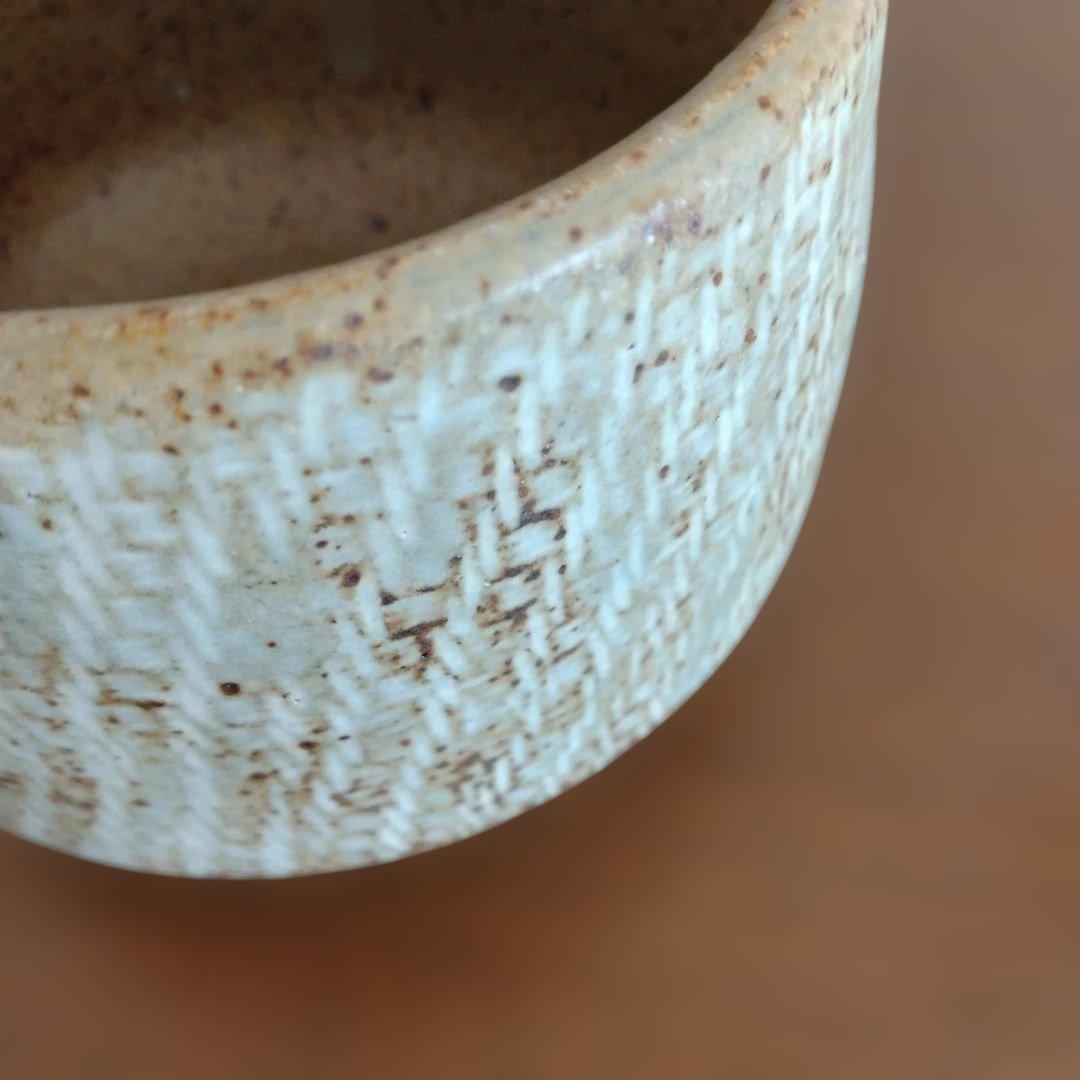 人間国宝　島岡達三さんの「地釉象嵌縄文盌」