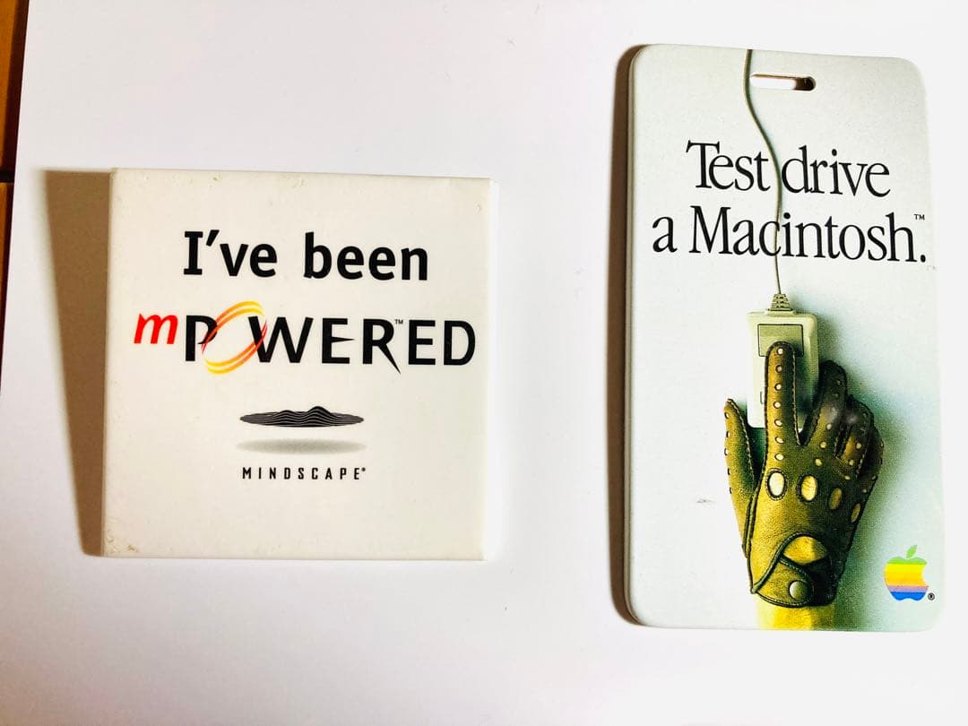 [ビンテージ]1980s Appleピンバッジ他グッズ