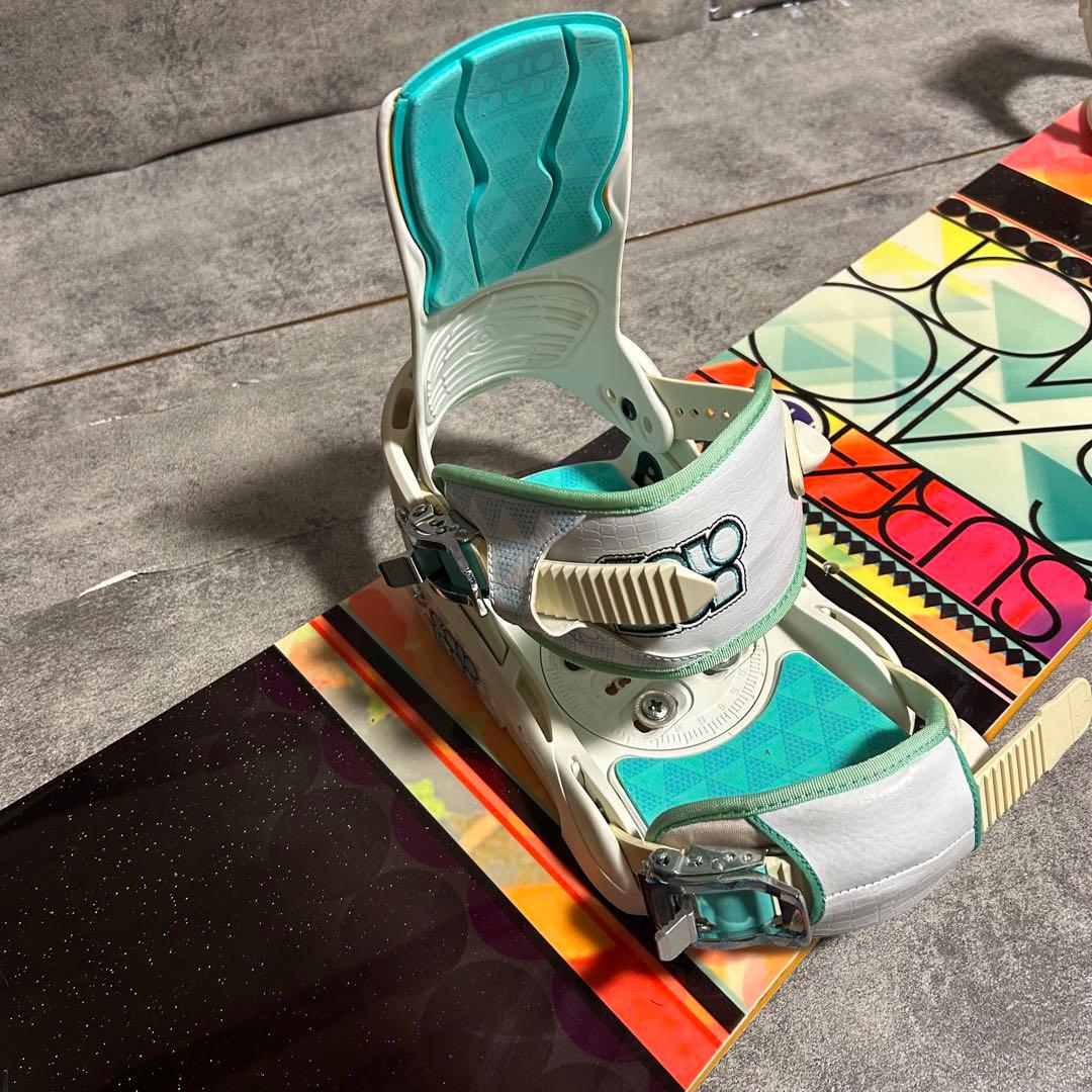 レディーススノーボード2点セット サロモン　146cm バインSM グラトリ