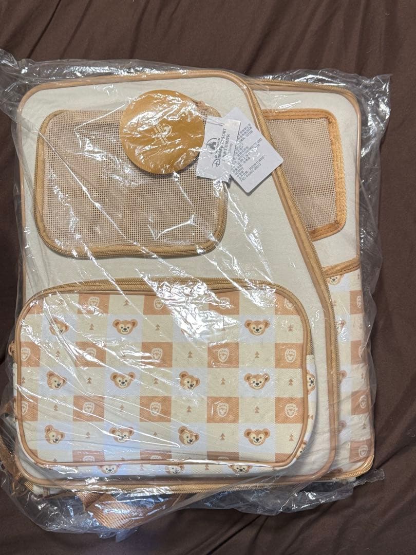 【正規品】上海ディズニー　ダッフィー　ペットキャリーバッグ　猫小型犬用