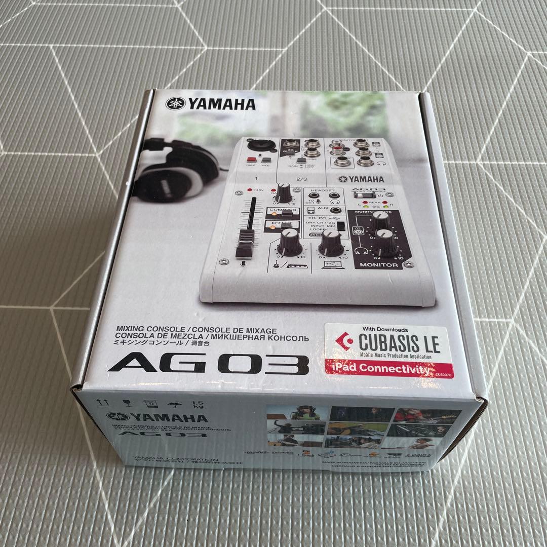 YAMAHA AG03 ミキシングコンソール【箱つき】