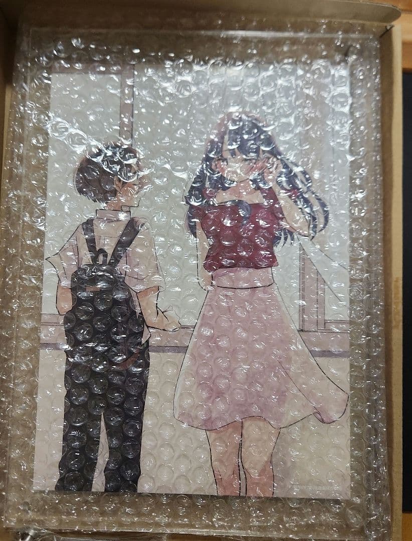 僕の心のヤバイやつ アクリル額装入り複製原画　山田杏奈　市川京太郎アニメイト限定