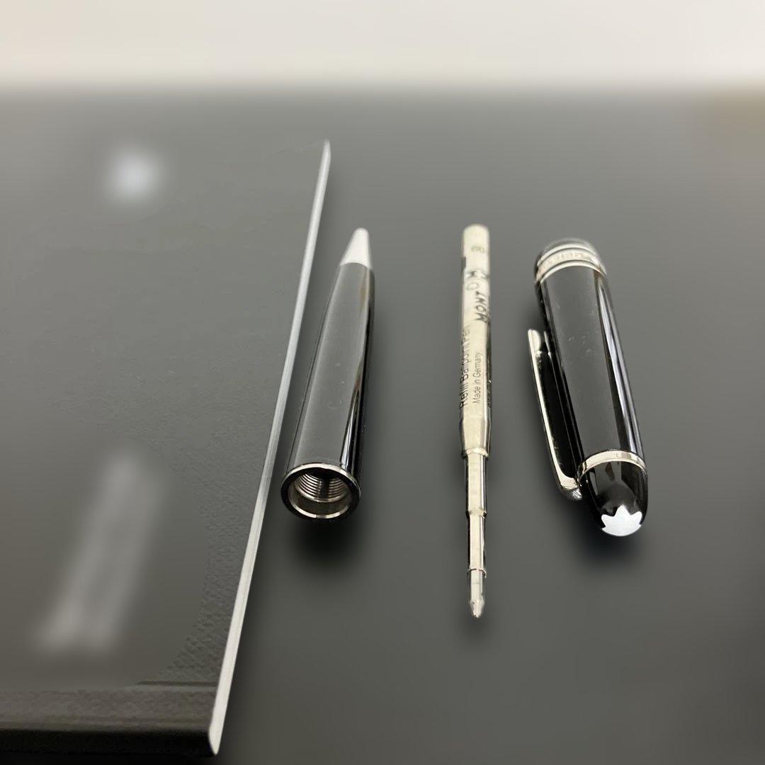 美品　モンブランボールペンマイスターシュチュックプラチナライン　ミッドサイズ