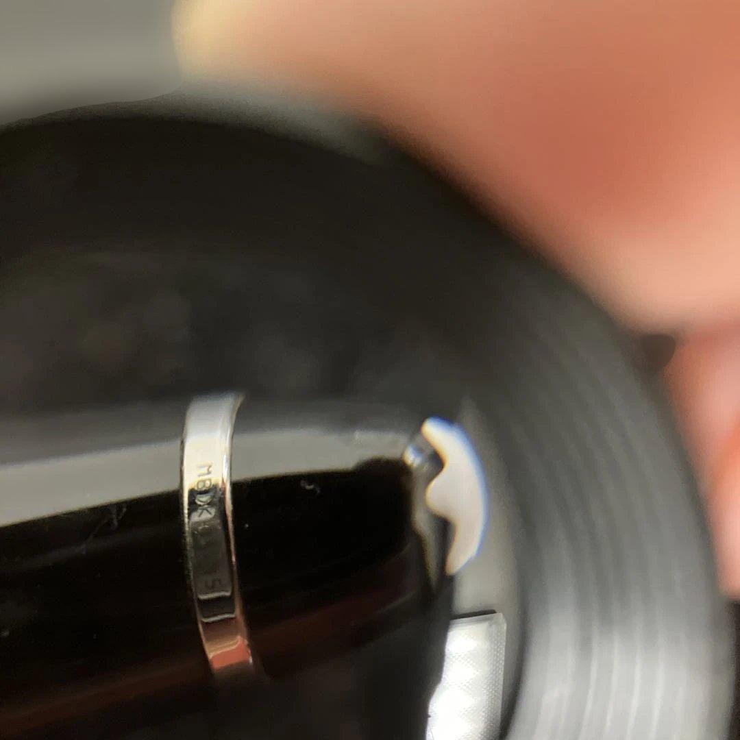 美品　モンブランボールペンマイスターシュチュックプラチナライン　ミッドサイズ