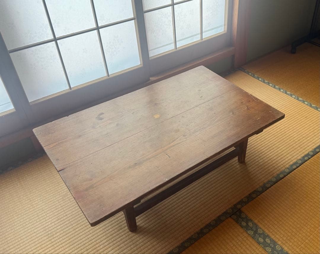 【和製アンティーク】明治大正期 座卓 ローテーブル 古民家家具 昭和レトロ