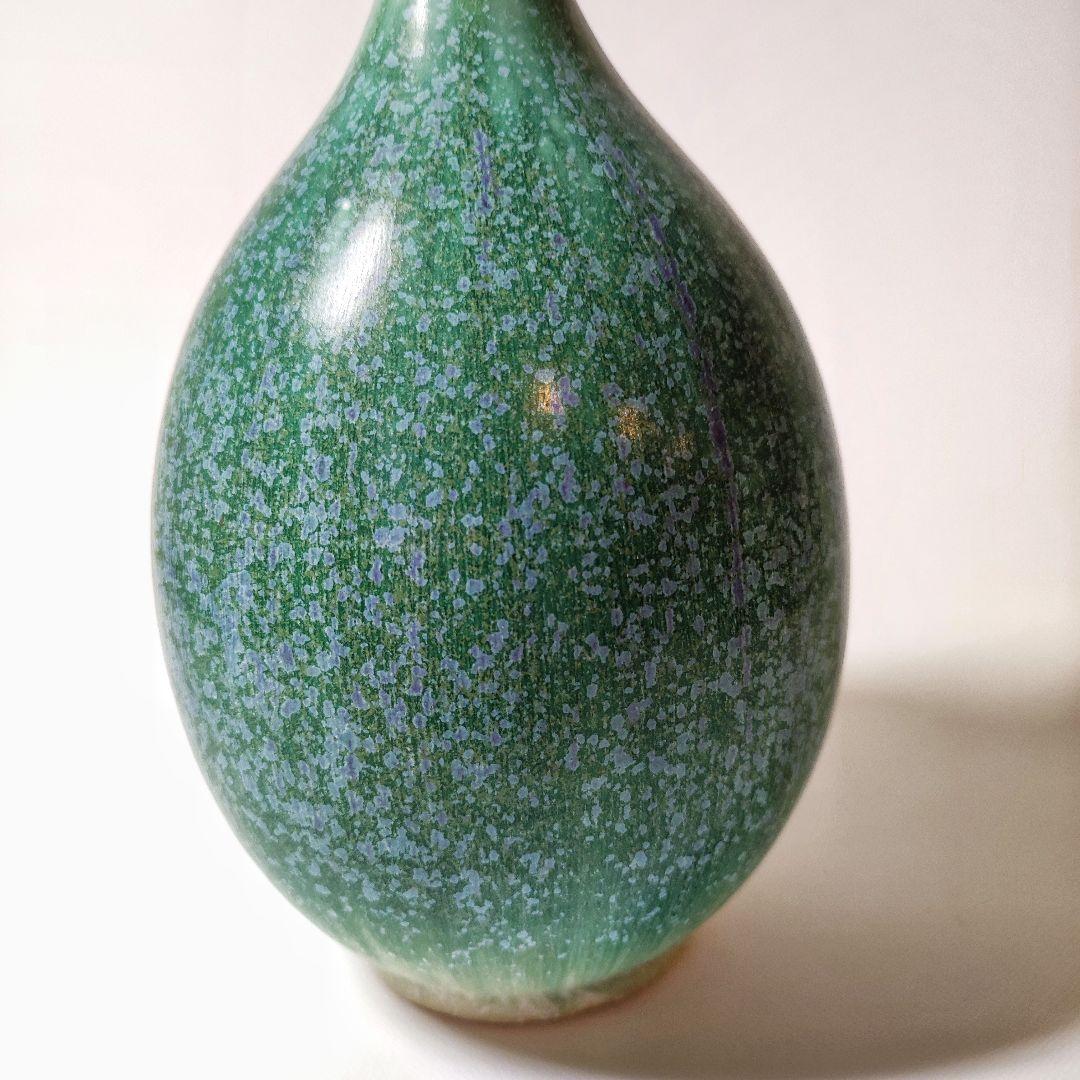 京焼　華善窯　窯変花瓶　華道家元池坊　花器