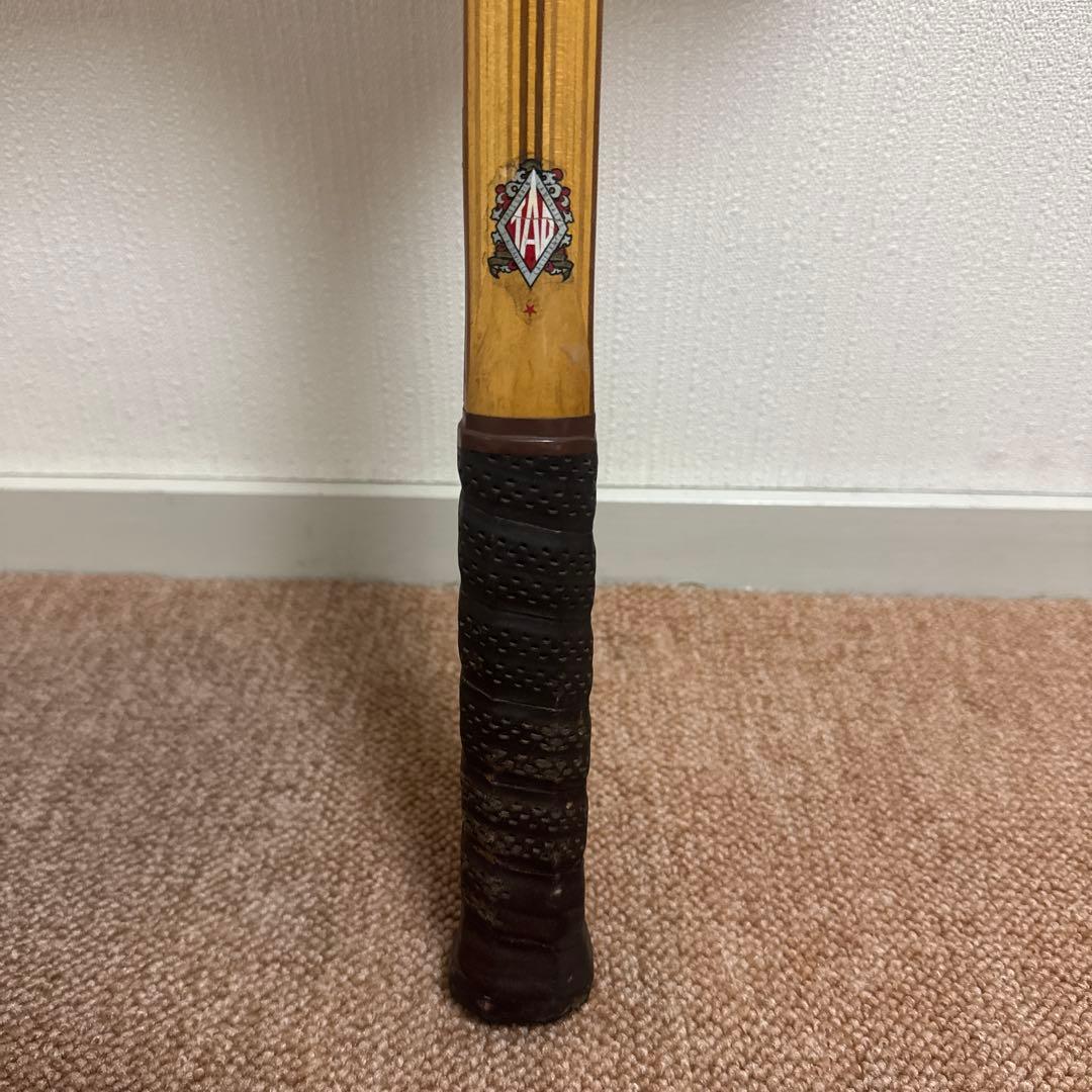 TAD DAVIS IMPERIAL木製テニスラケット ビンテージ プレス付き