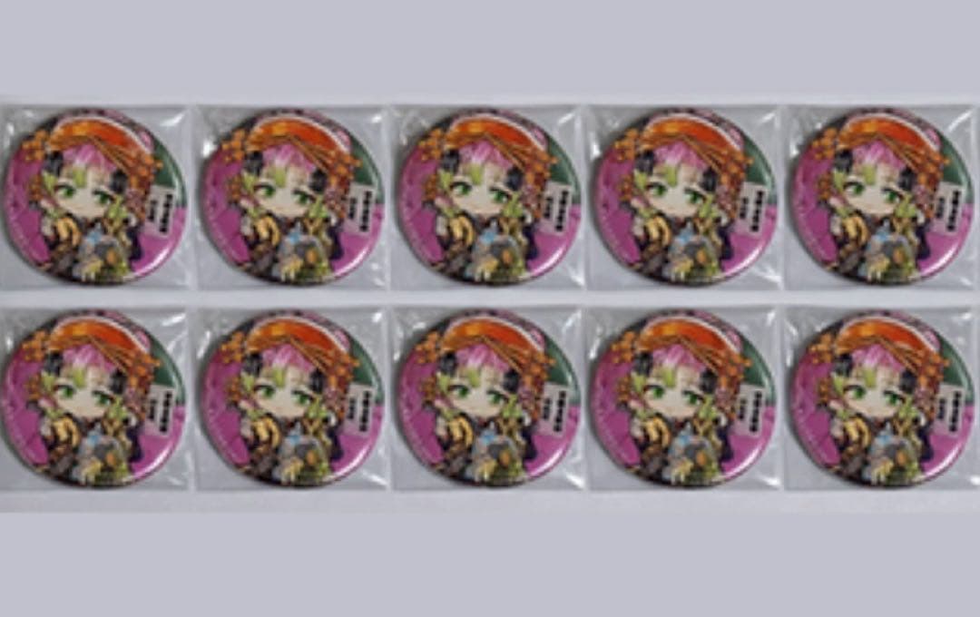 鬼滅の刃 京都南座 歌舞伎ノ舘 甘露寺蜜璃 缶バッジ 12点