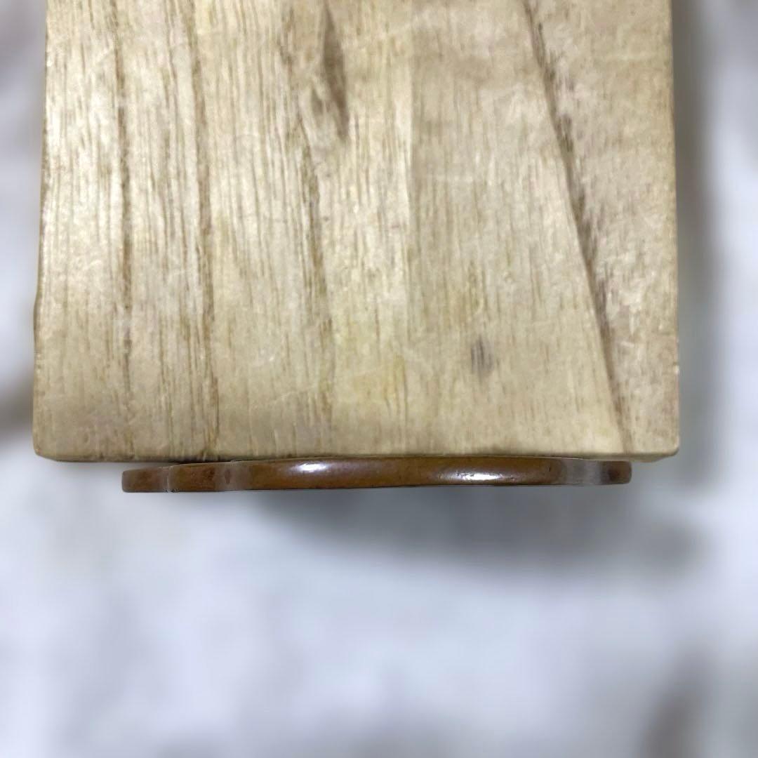 B-37 鍔　素銅地変形鍔波濤図　武具　刀装具　江戸時代　骨董品　美術品　工芸品