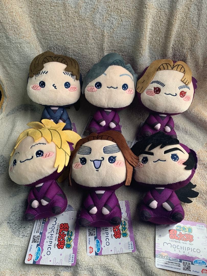 忍たま乱太郎 忍たま もちぴこぬいぐるみ 6点　第七弾　第八弾