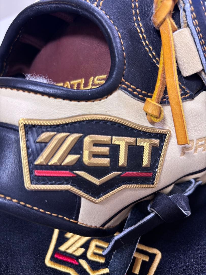 ZETT プロステイタス 源田モデル 軟式右投げ 箱・保存袋付き