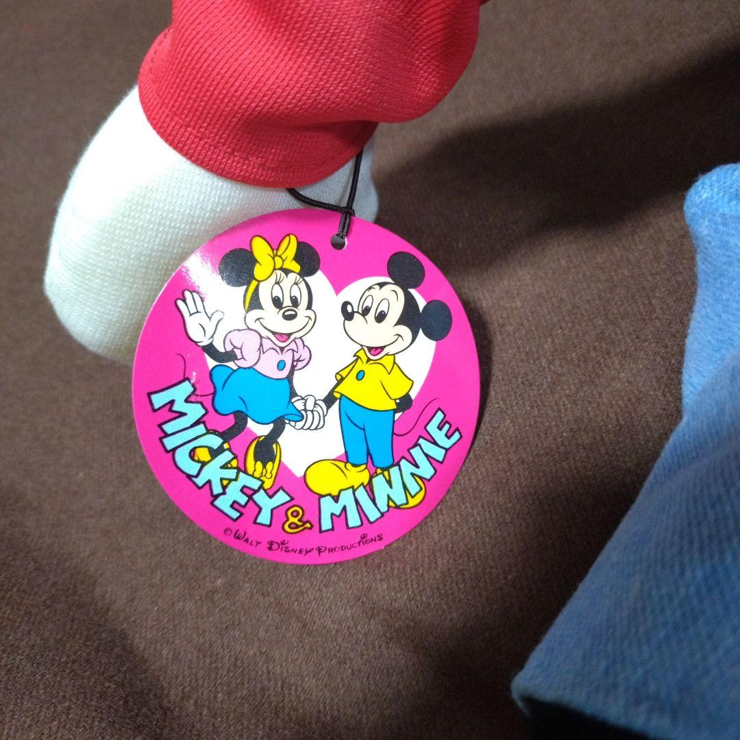 美品　ヴィンテージ【サンアンドスター】ミッキーマウス ぬいぐるみ 昭和レトロ