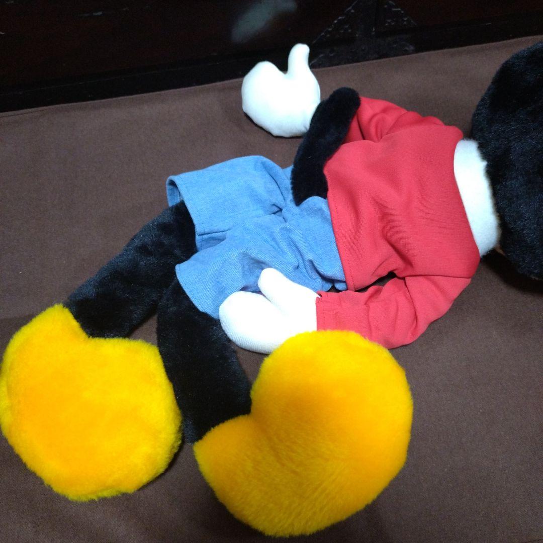 美品　ヴィンテージ【サンアンドスター】ミッキーマウス ぬいぐるみ 昭和レトロ