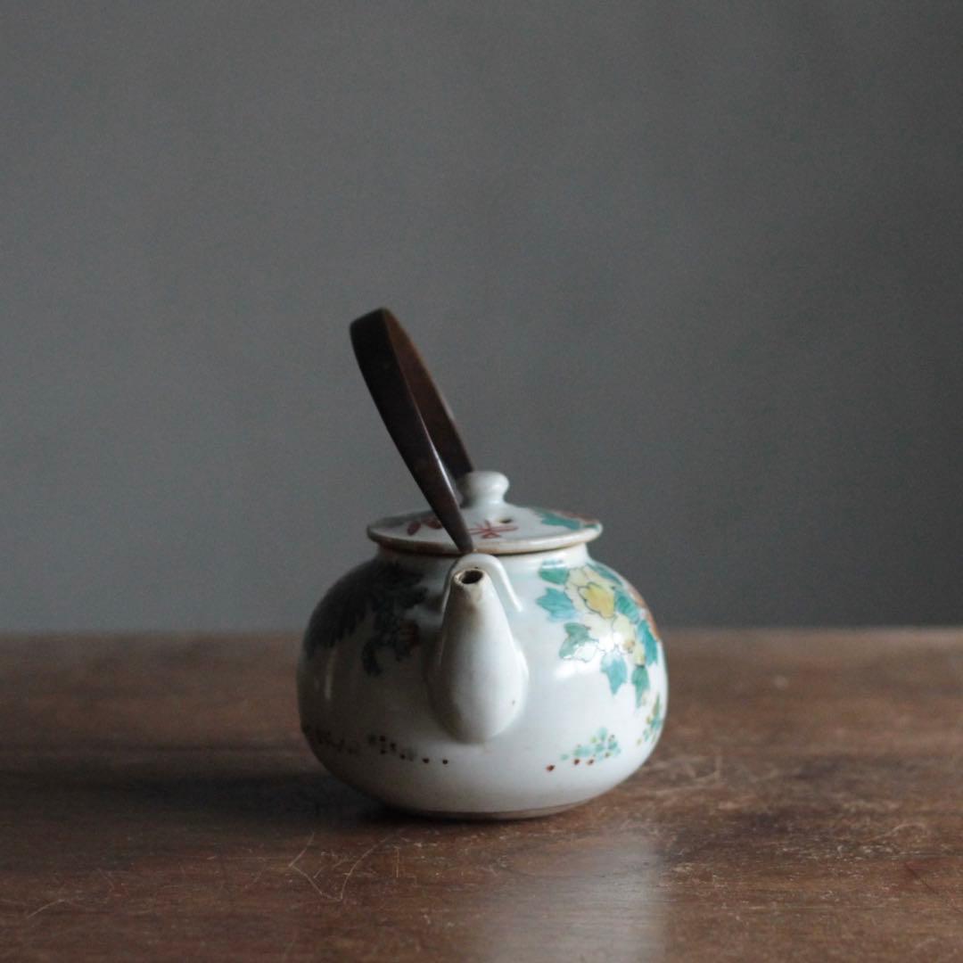 薩摩平佐 色絵 ちょか 急須 古美術 古道具 アンティーク