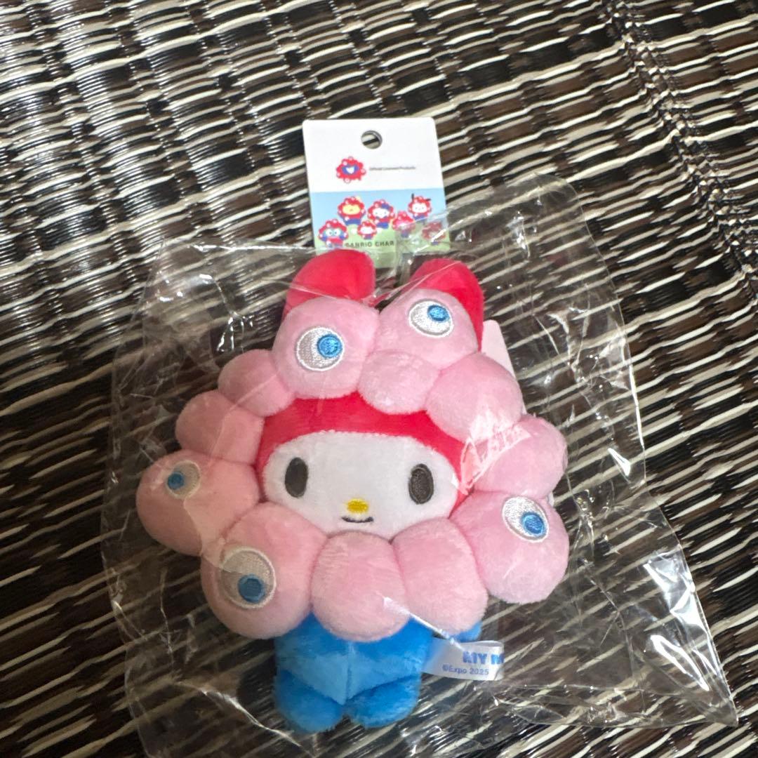 サンリオ ミャクミャクなりきりぬいぐるみ マイメロディ カラビナ付き