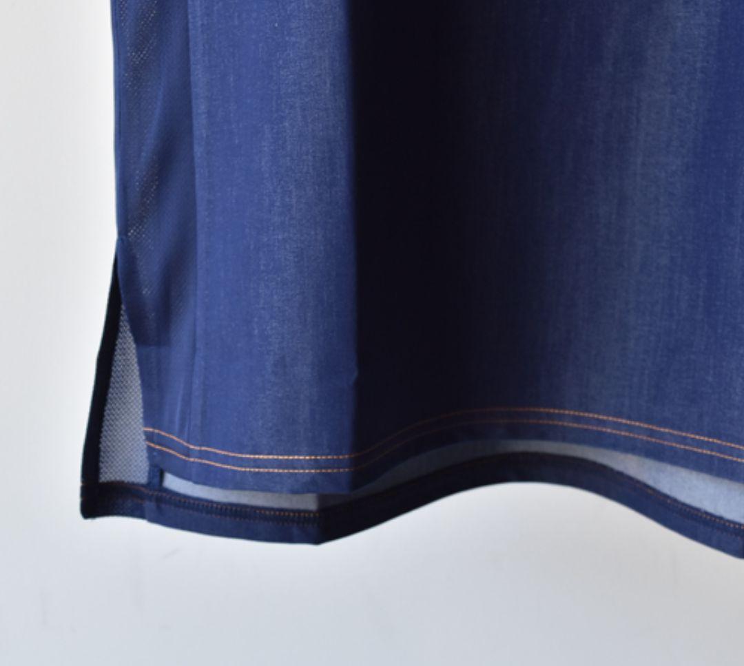 ウォーキング・ランニングウェア RYOGEN DENIM FRENCH SLEEVE TEE INDIGO