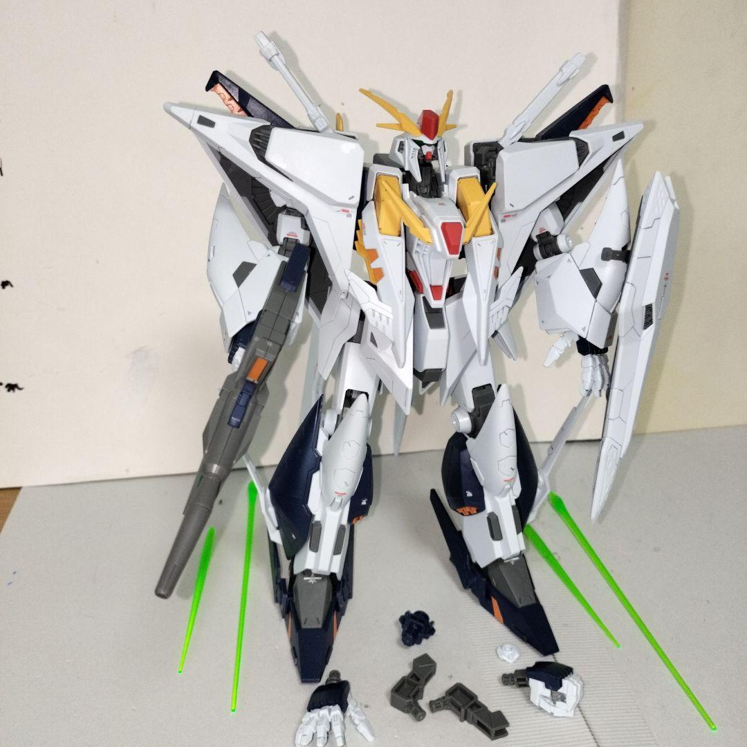 HG 1/144 クスィーガンダム 閃光のハサウェイ 塗装完成品 ガンプラ ギギ