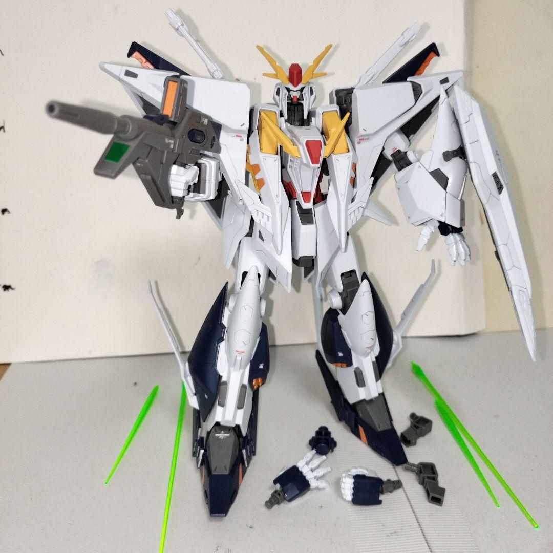 HG 1/144 クスィーガンダム 閃光のハサウェイ 塗装完成品 ガンプラ ギギ