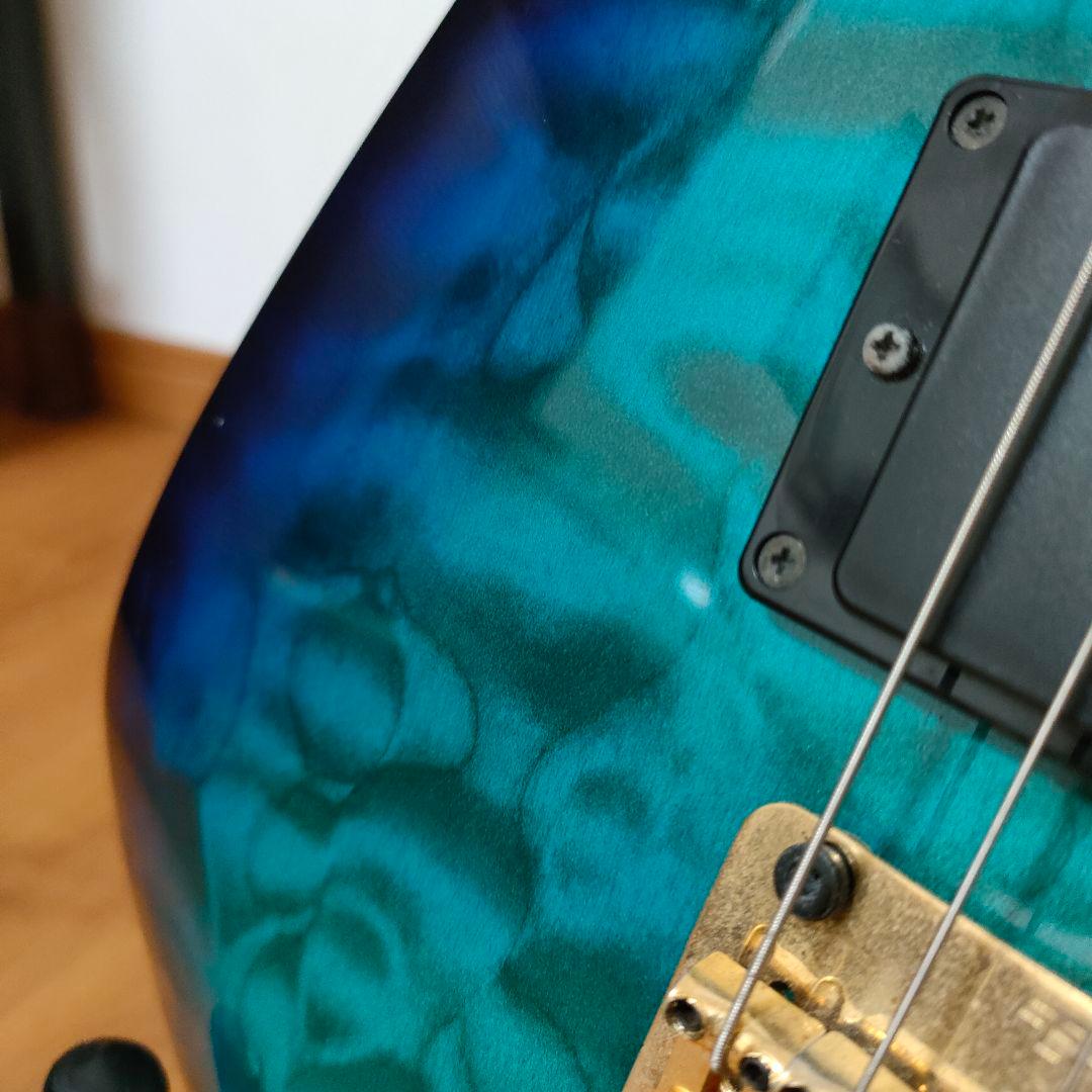 FERNANDES FGZ-420 キルテッド 杢目 ブルー