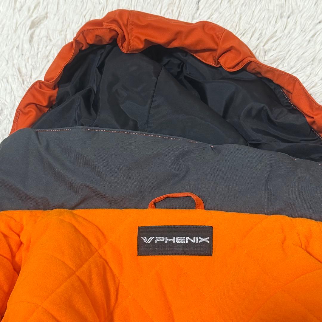 【美品】フェニックス スキーウェア フード 上下セット サイズM 人気 ロゴ