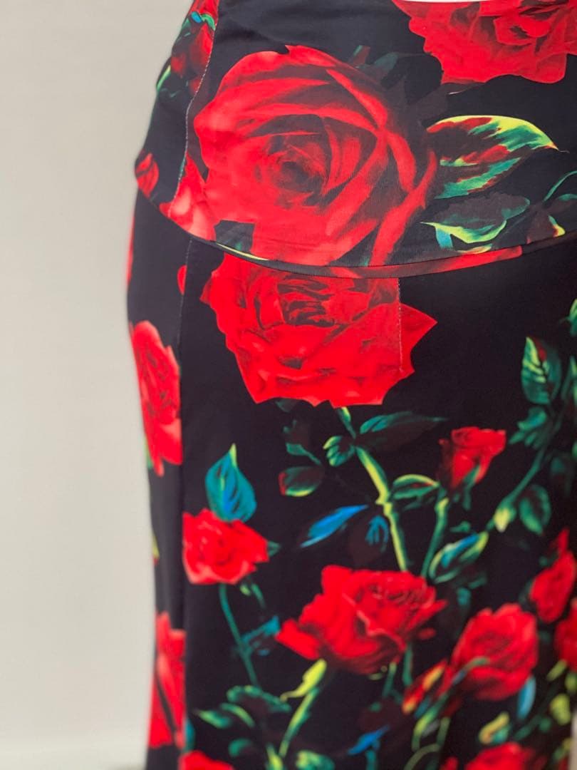 フラメンコのレッスンファルダ　ストレッチスカート　SーMサイズ