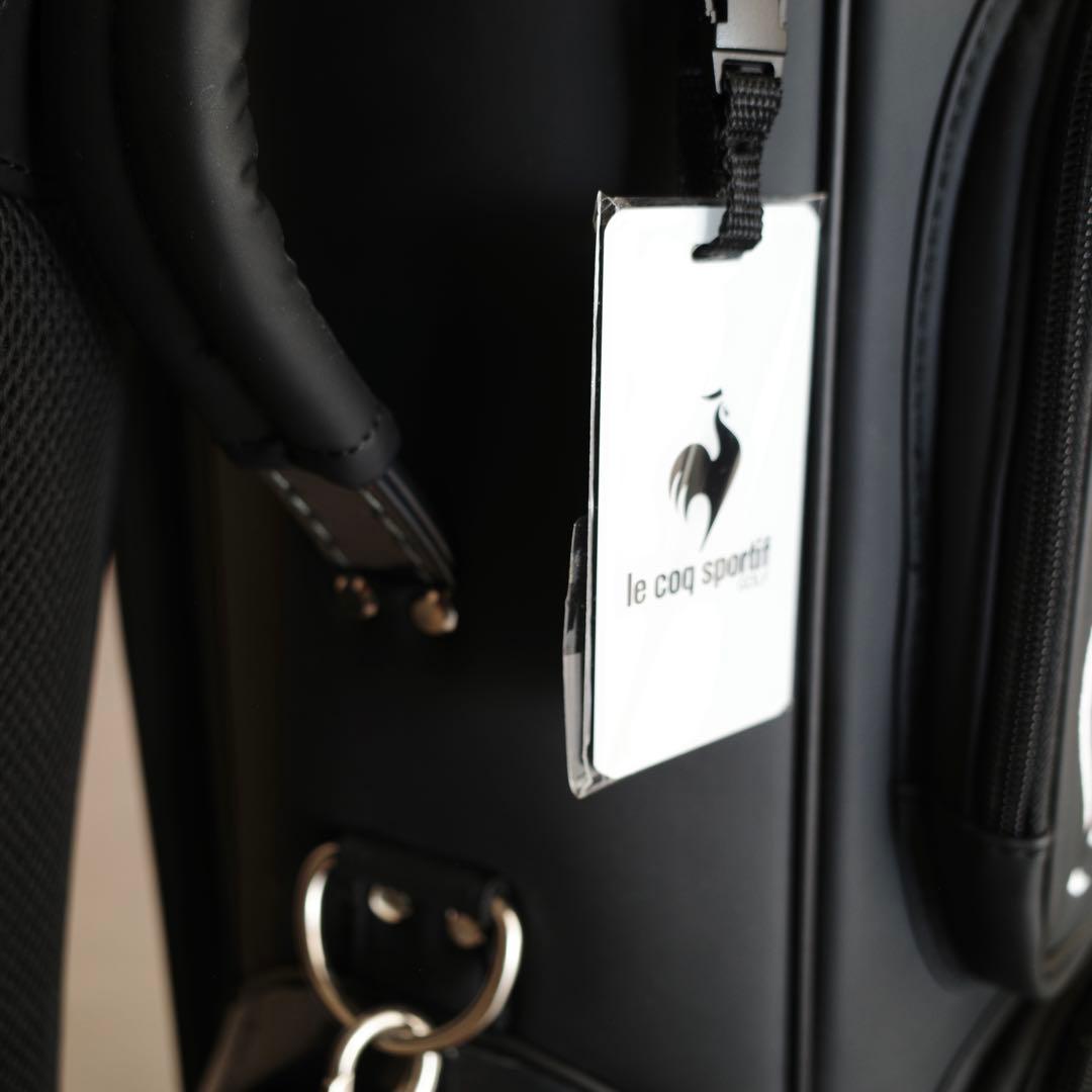 le coq sportif ゴルフ レディース キャディバッグ 黒 フード付き