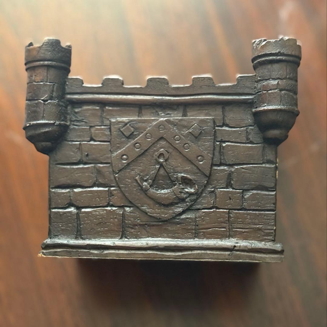 【英国アンティーク】お城のかたちのMemoレタートレイ