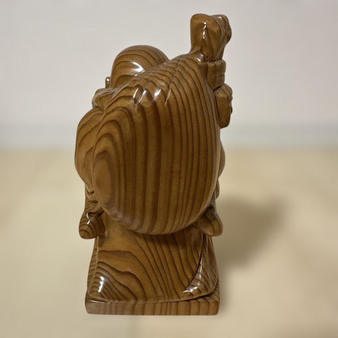 布袋様　置物　屋久杉　希少　入手困難