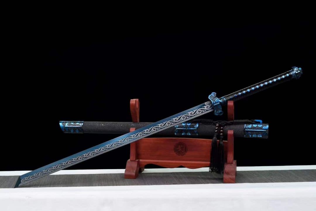 『遊龍唐横刀』古兵器 武具　刀装具　日本刀　模造刀 居合刀 長尺