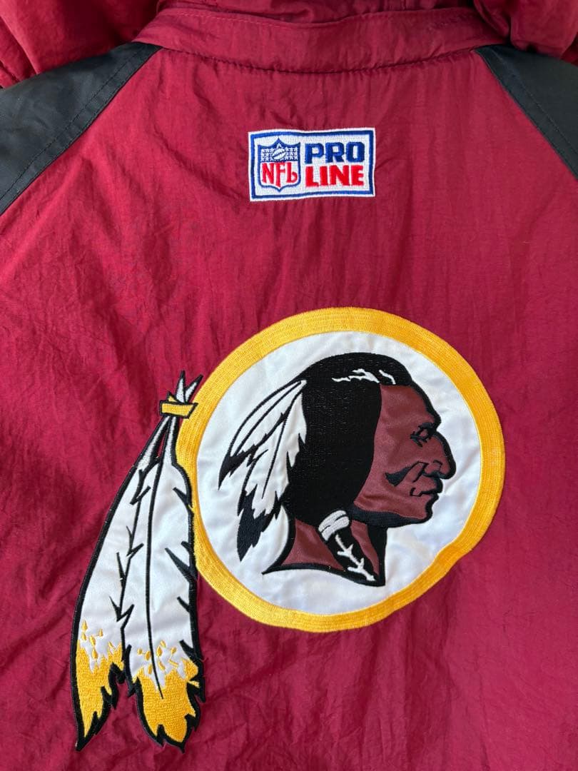 STARTER ハーフジップ・グラウンドコート ワシントン　レッドスキンズ