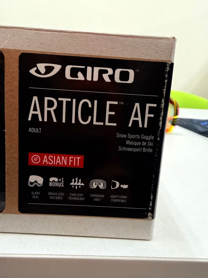 GIRO ARTICLE AF ゴーグル オレンジ/レッド(レンズのみ)