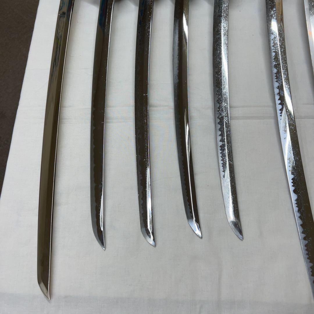 【ジャンク】模造10本セット 傷あり品 太刀脇差 日本刀現状品