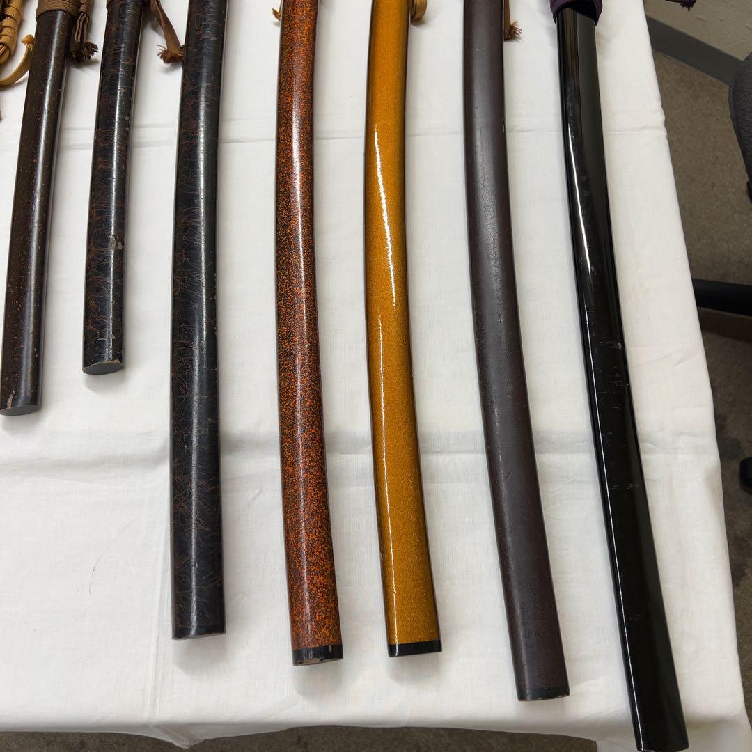 【ジャンク】模造10本セット 傷あり品 太刀脇差 日本刀現状品