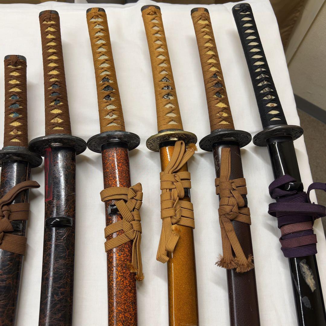 【ジャンク】模造10本セット 傷あり品 太刀脇差 日本刀現状品