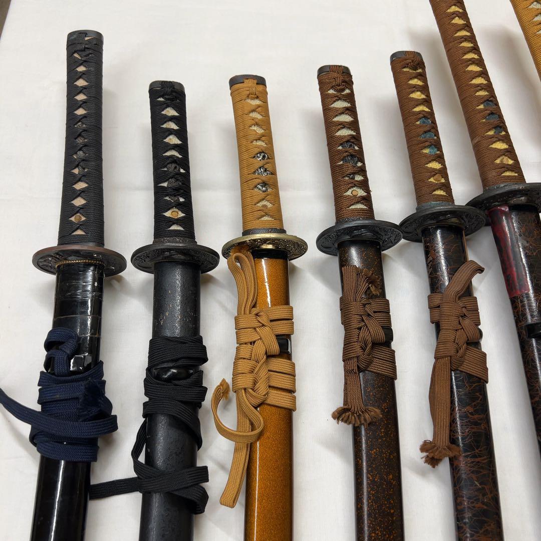 【ジャンク】模造10本セット 傷あり品 太刀脇差 日本刀現状品