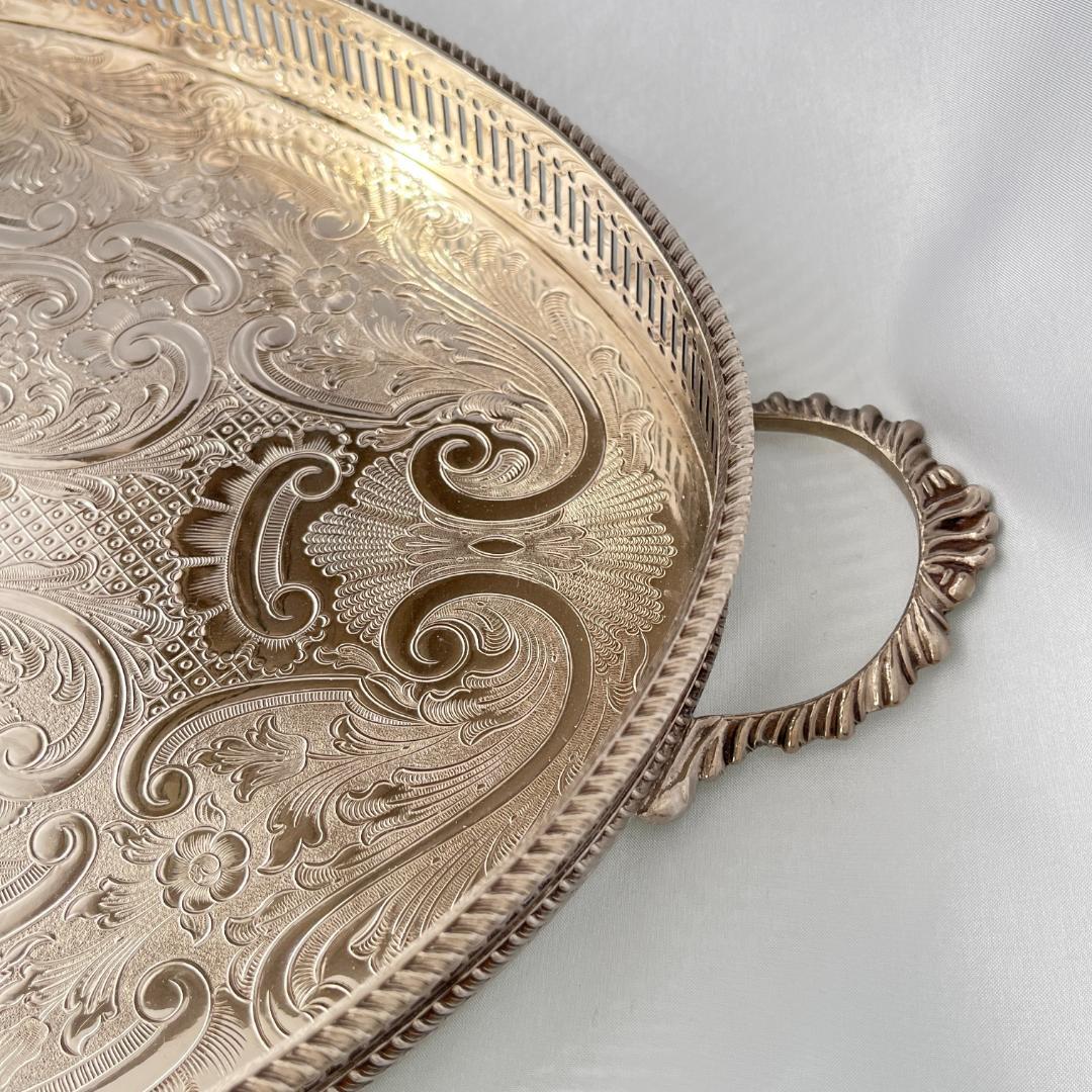 【Arthur Price】ギャラリートレー 53cm ハンドル 大型