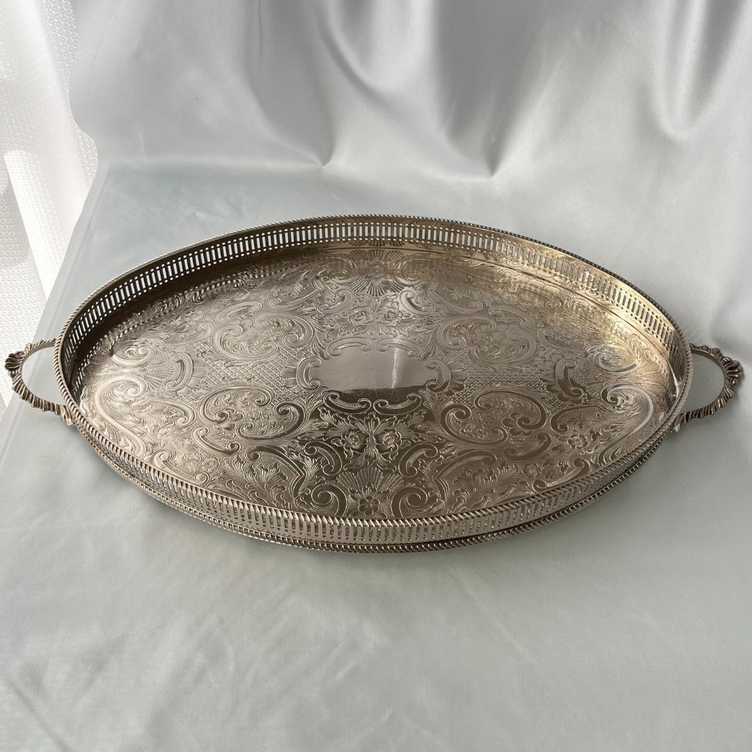 【Arthur Price】ギャラリートレー 53cm ハンドル 大型