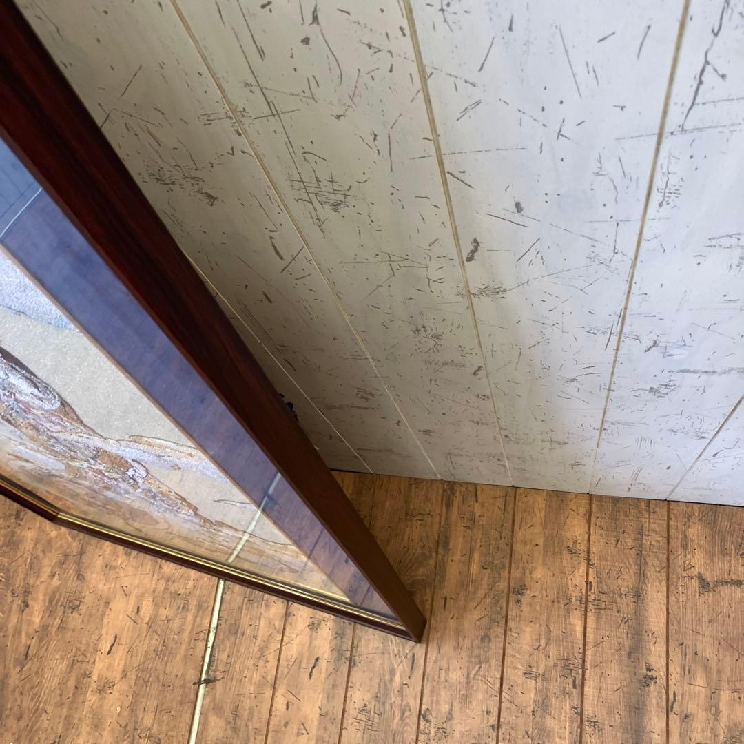 昭和レトロ 慈母観音図 着色絹本 仏画 仏教美術　 悲母観音 刺繍画 刺繍アート