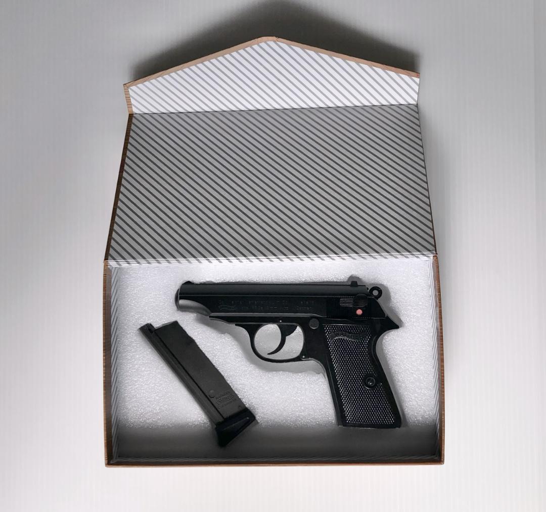 【美品】マルゼン　ワルサーPPガスブローバック ＋ 化粧箱(ppk/ppks可)