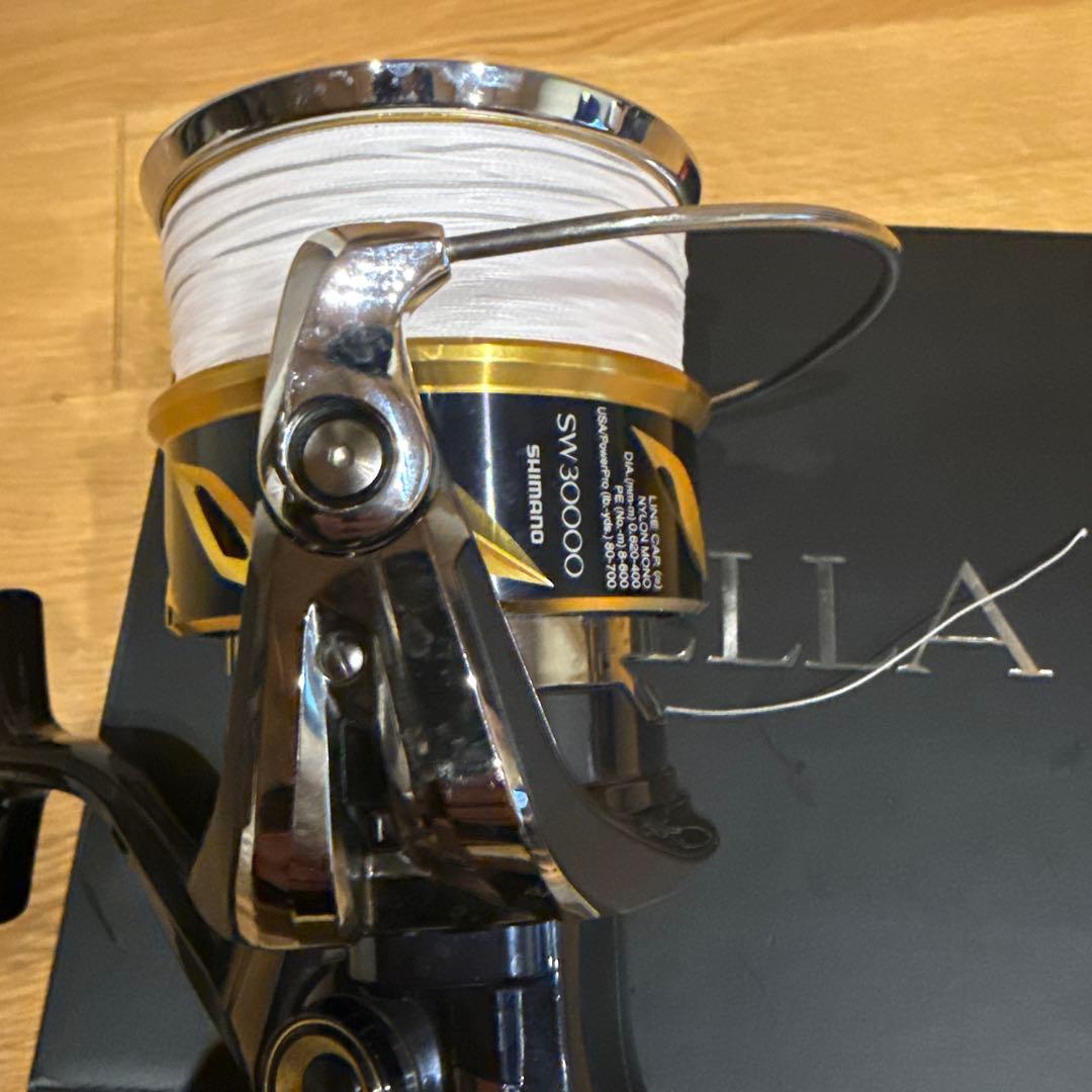 燻し銀さん取り置き　STELLA SW30000スピニングリール 本体と説明書付