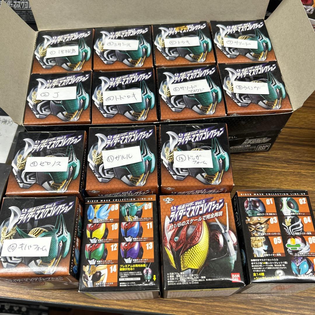 【ほぼ全部内袋未開封】170種ライダーマスクコレクション　ダブり無まとめてセット