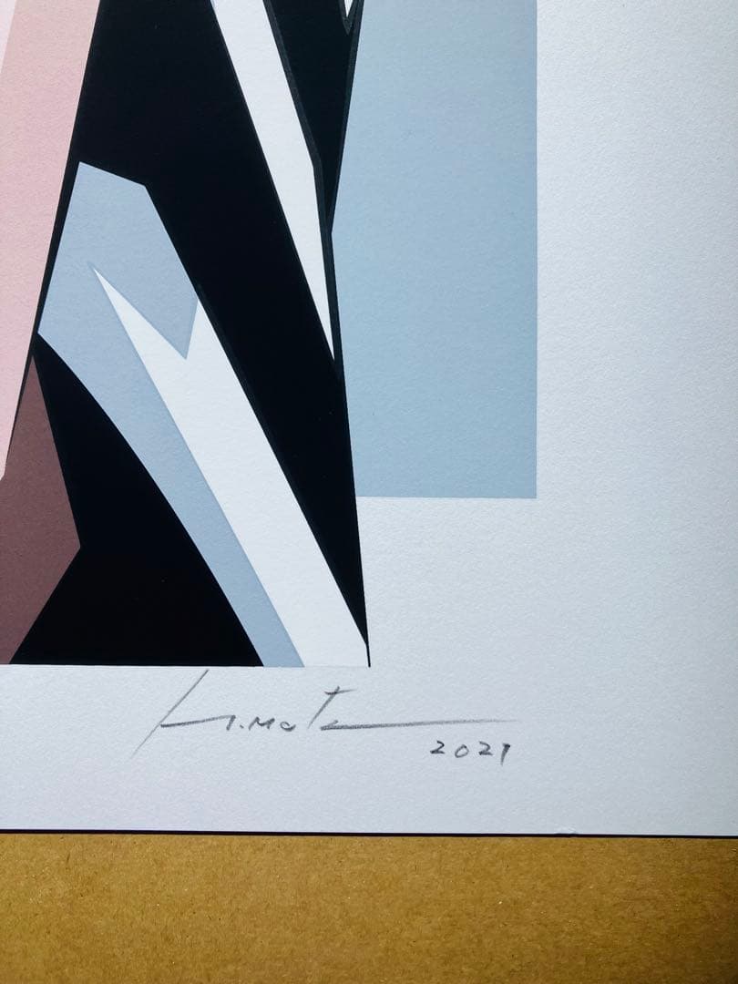 松浦浩之　motorcycle diary シルクスクリーン　版画