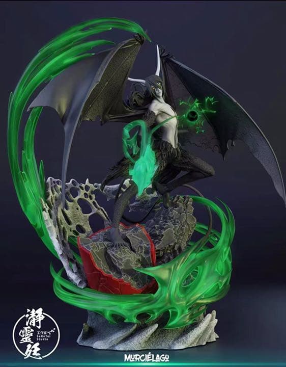 BLEACH 黒衣少年図 ウルキオラ ガレージキット ガレキ スタチュー⑧