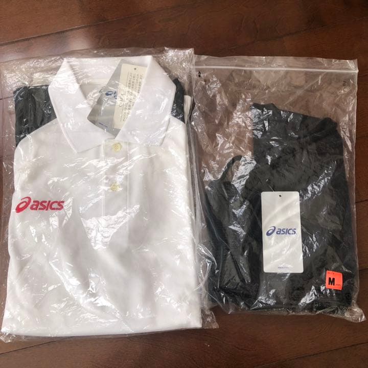 新品　asics スポーツウェア　メンズ　タグ付き