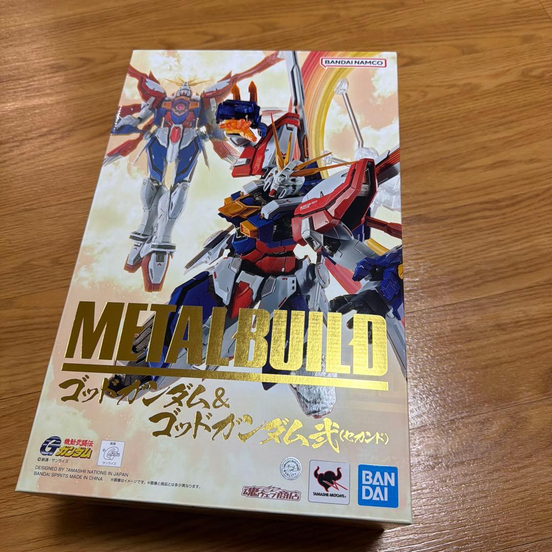 L BUILD ゴッドガンダム＆ゴッドガンダム弐（セカンド）　開封品
