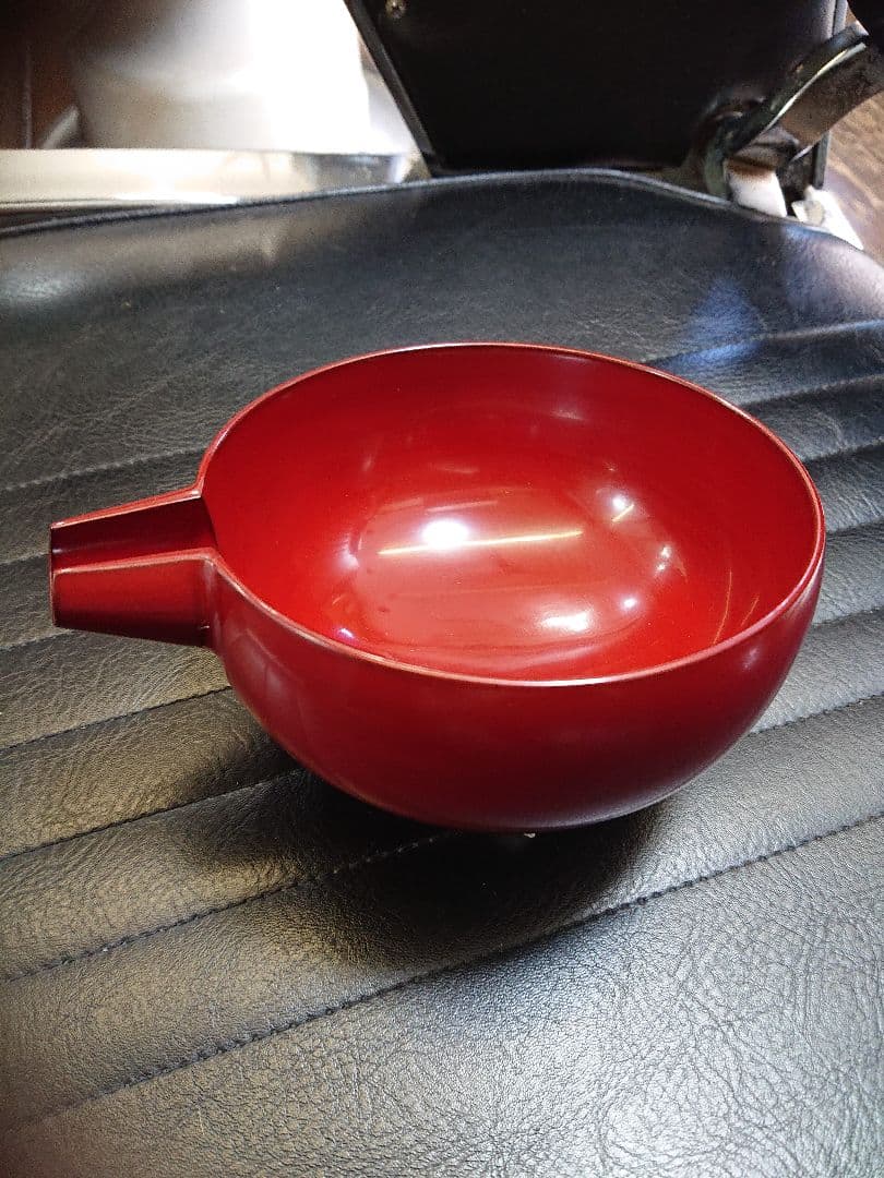 角 偉三郎 朱塗り片口 新年のお祝い事に… お値段変更　 お値引きしました…