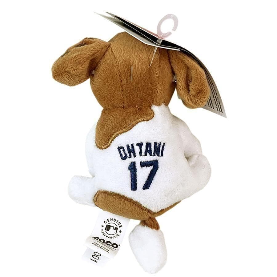 C*N様 新品ドジャース限定MLB公式大谷翔平デコイいぬ犬キーホルダーデコピンぬ