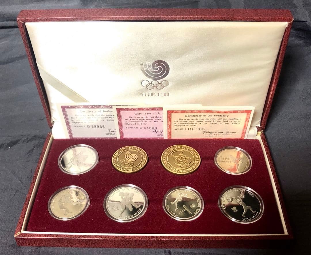 1988年　レア商品【ソウルオリンピック　記念硬貨6枚セット】