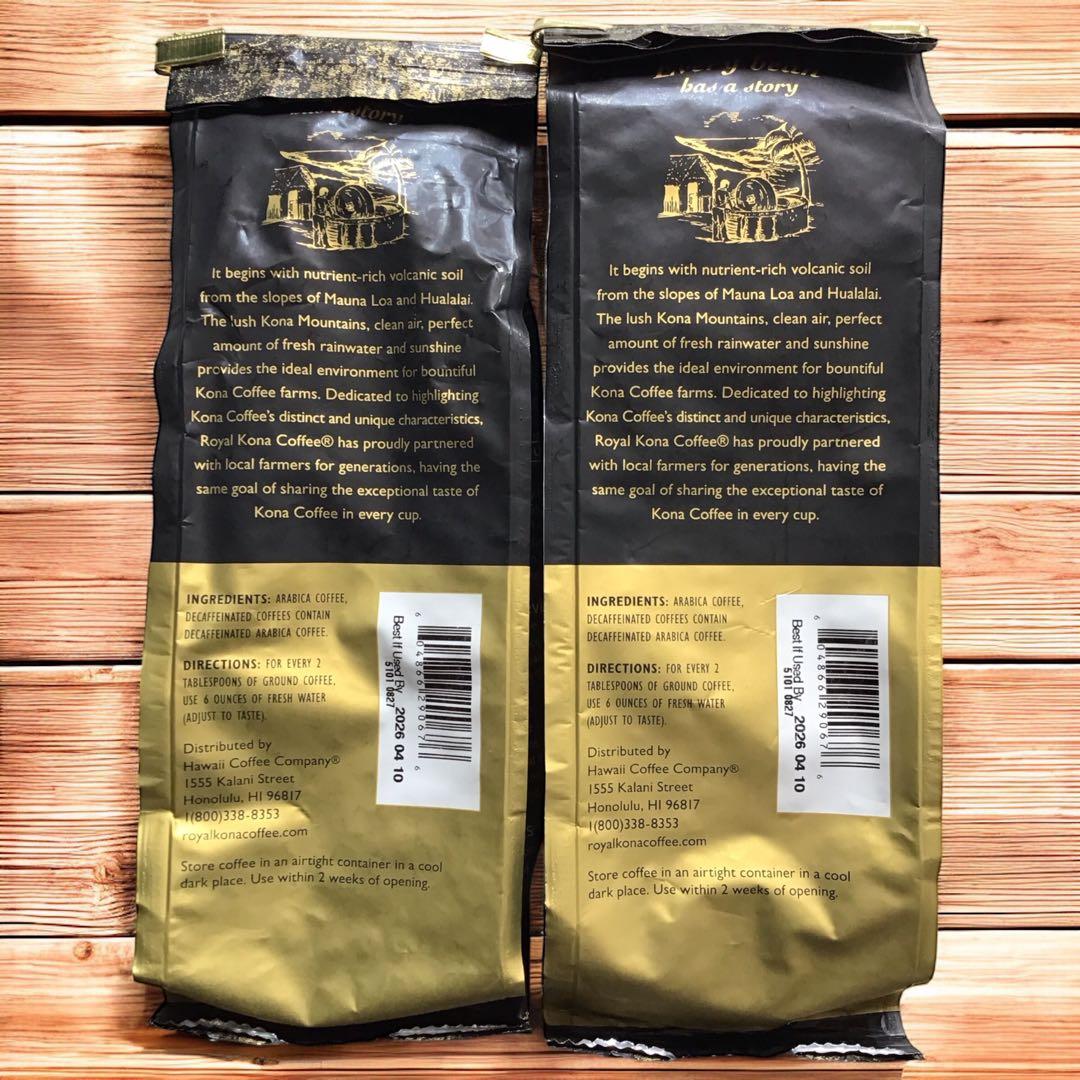 新品　ハワイ限定　 KONA COFFEE 100% 豆 2袋