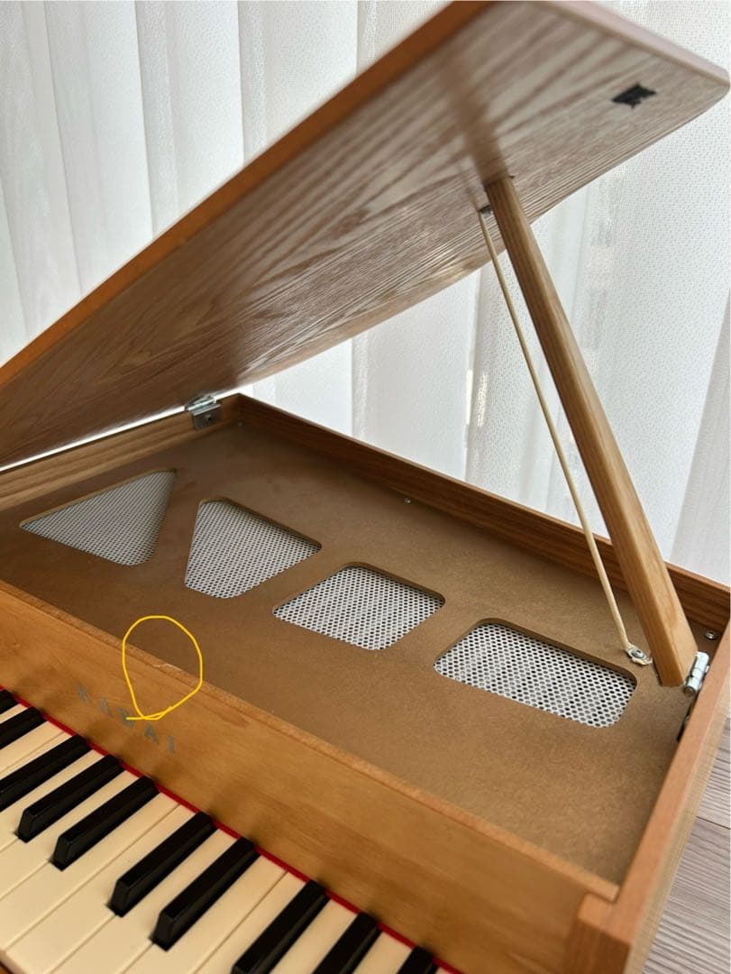 KAWAI カワイ ミニ グランドピアノ ナチュラル 1144